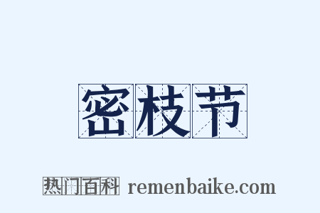 密枝节是什么意思的图片